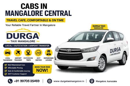 Cabs in Mangalore Central: The Most Convenient Way to Travel Around the City