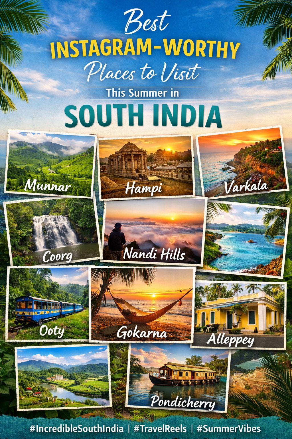Best Instagram-Worthy Places to Visit This Summer - Durga Taxi Mangalore